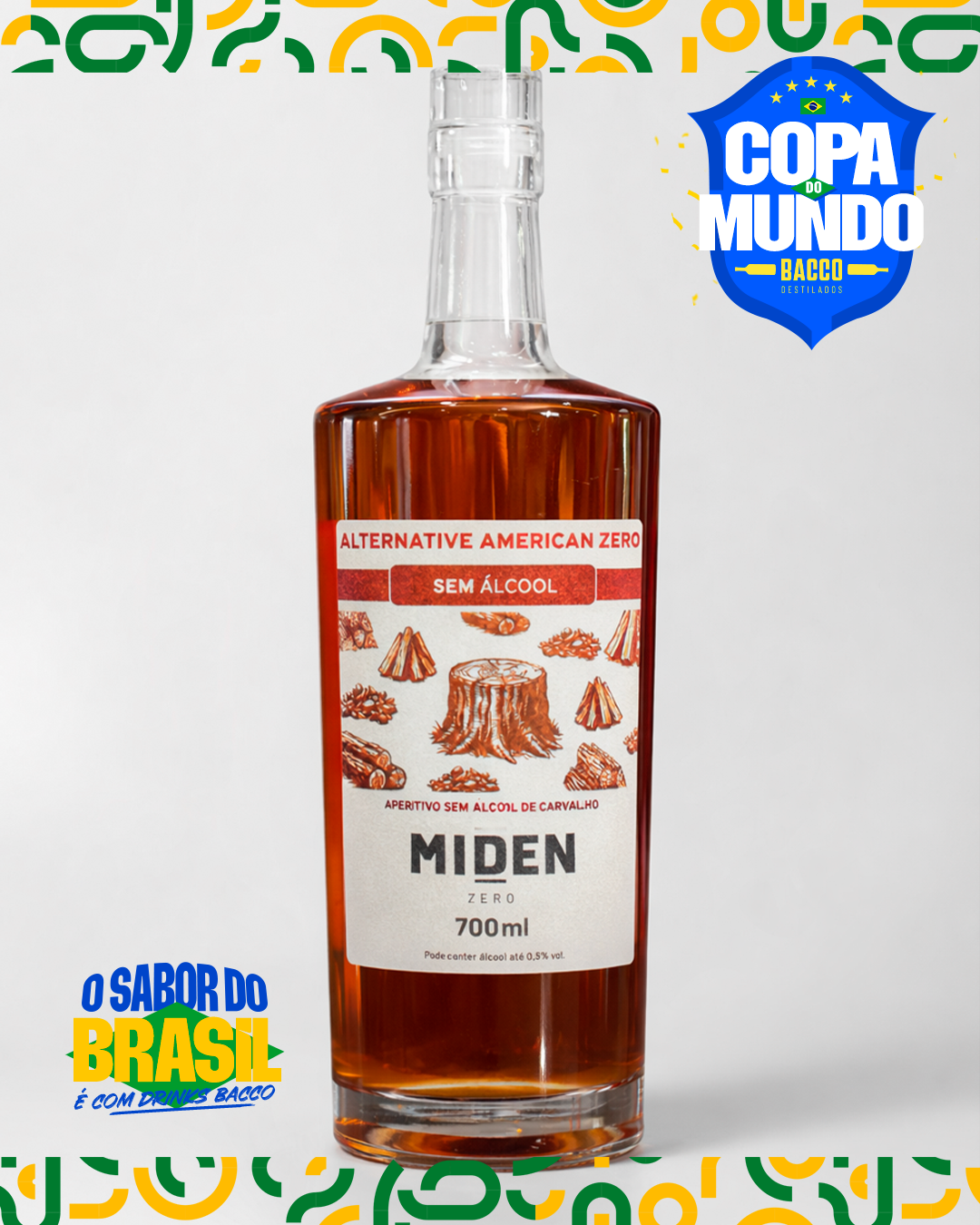 MIDEN ALTERNATIVE AMERICAN ZERO 700ml – BACCO spirit