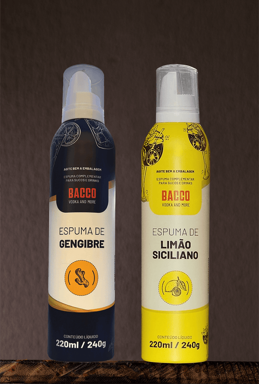 Espumas Gengibre e Limão