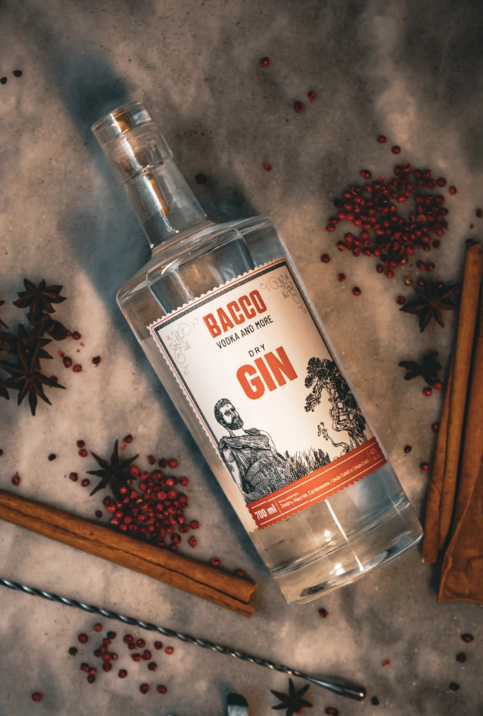 Bacco Dry Gin 700ml