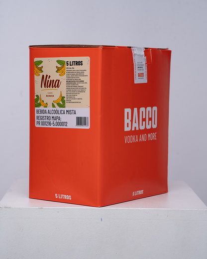 BAG IN BOX 5L DE LICOR DE BANANA BACCO NINA