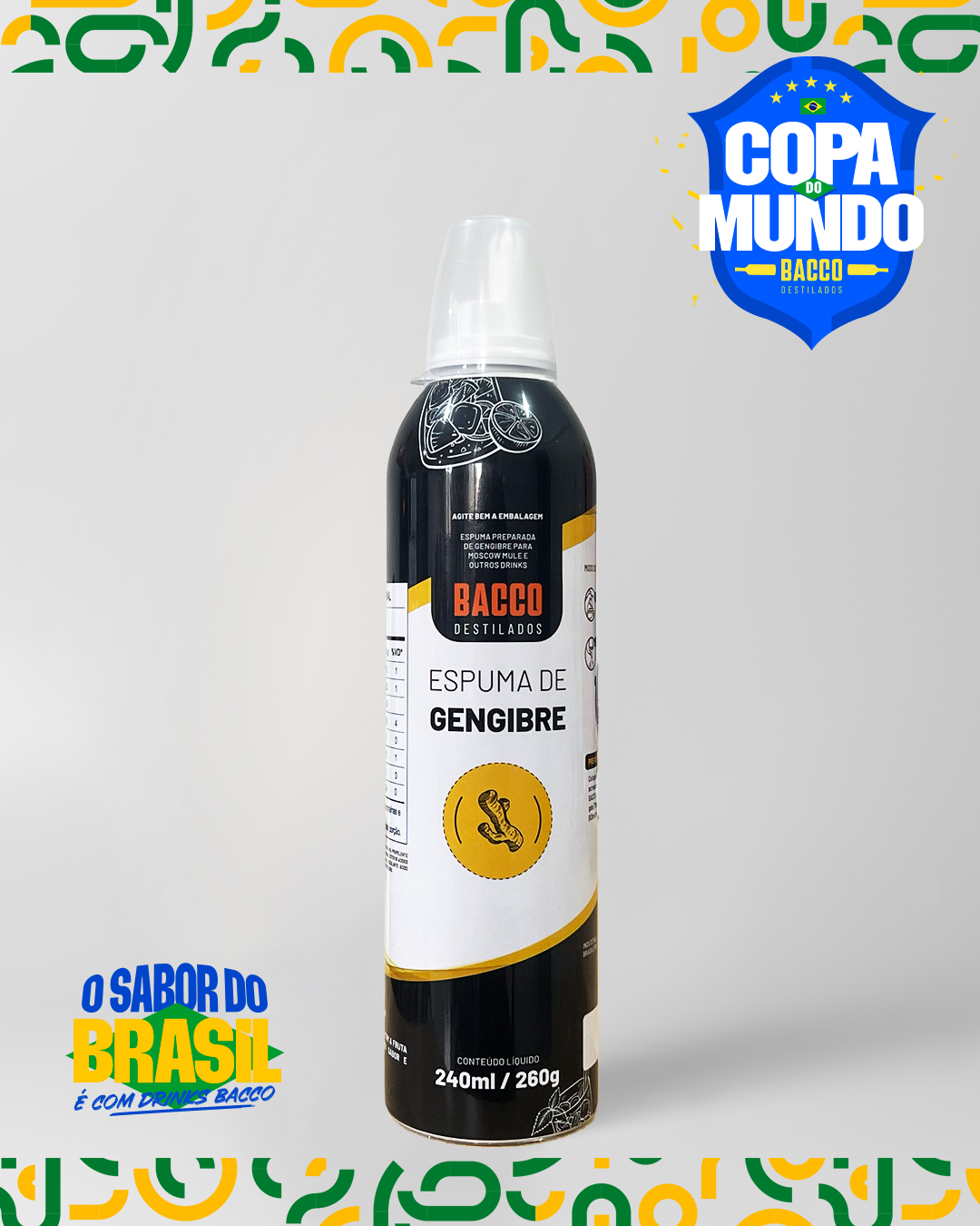Espuma de Gengibre 240ml