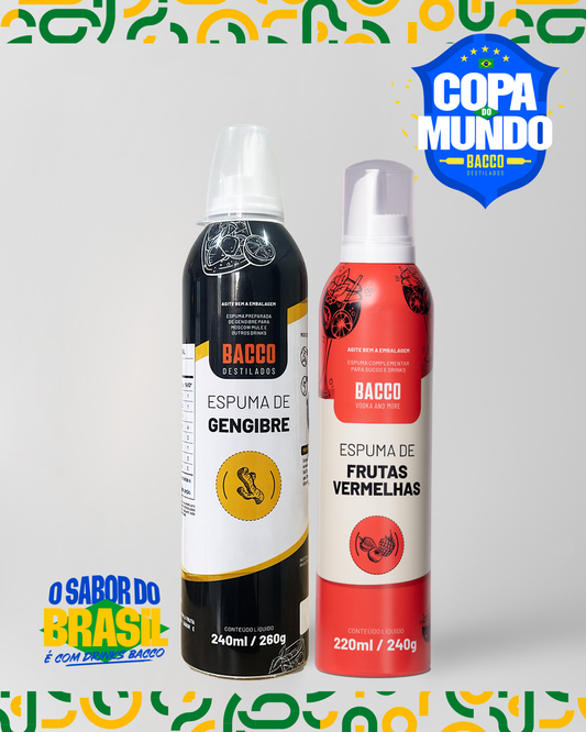Espumas Gengibre e Frutas Vermelhas