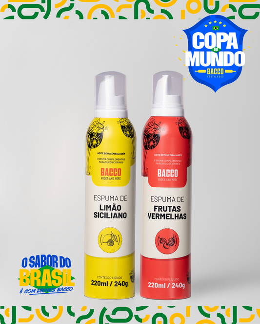 Espumas Limão Siciliano e Frutas Vermelhas
