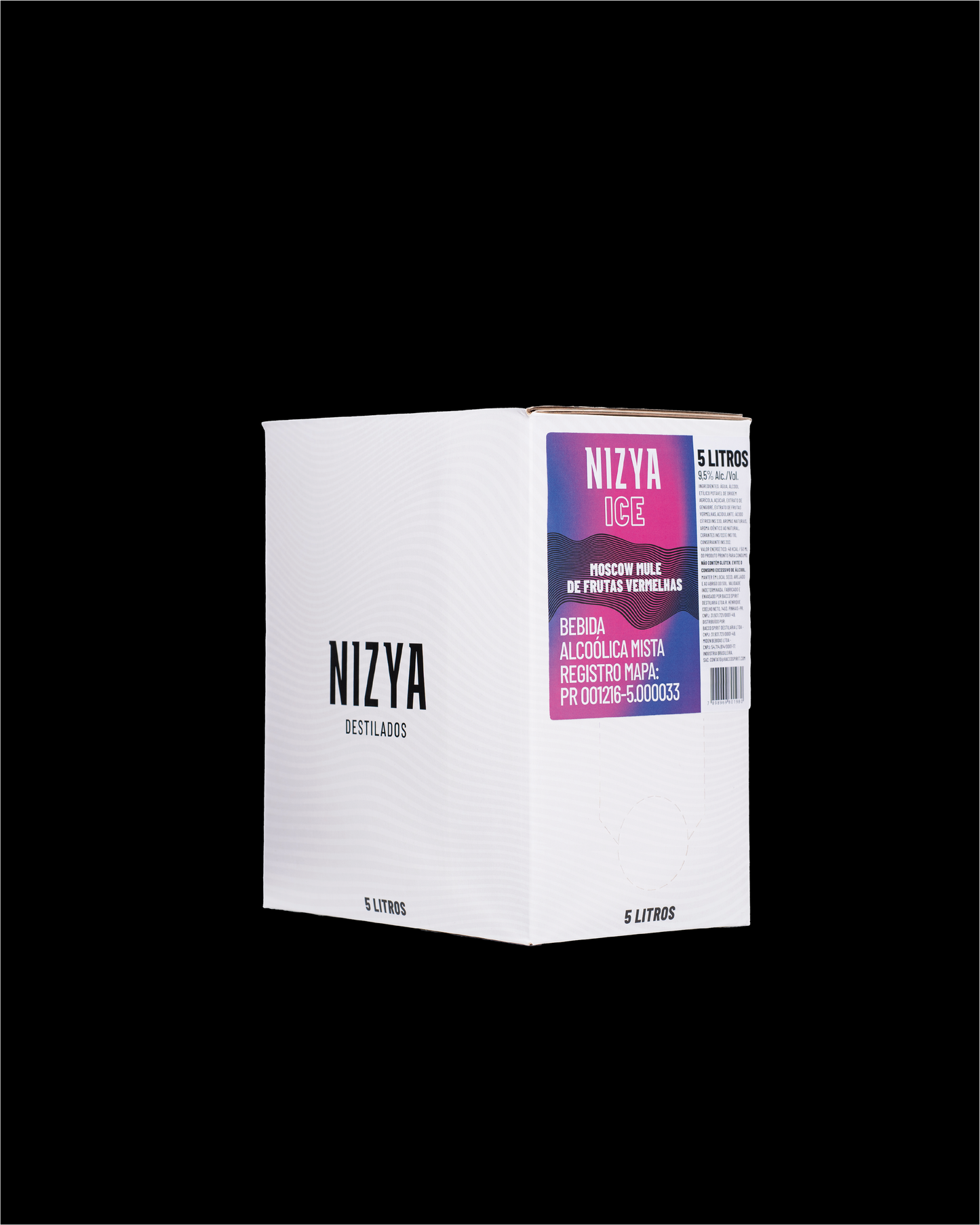 BAG IN BOX 5L DE NIZYA MOSCOW DE FRUTAS VERMELHAS