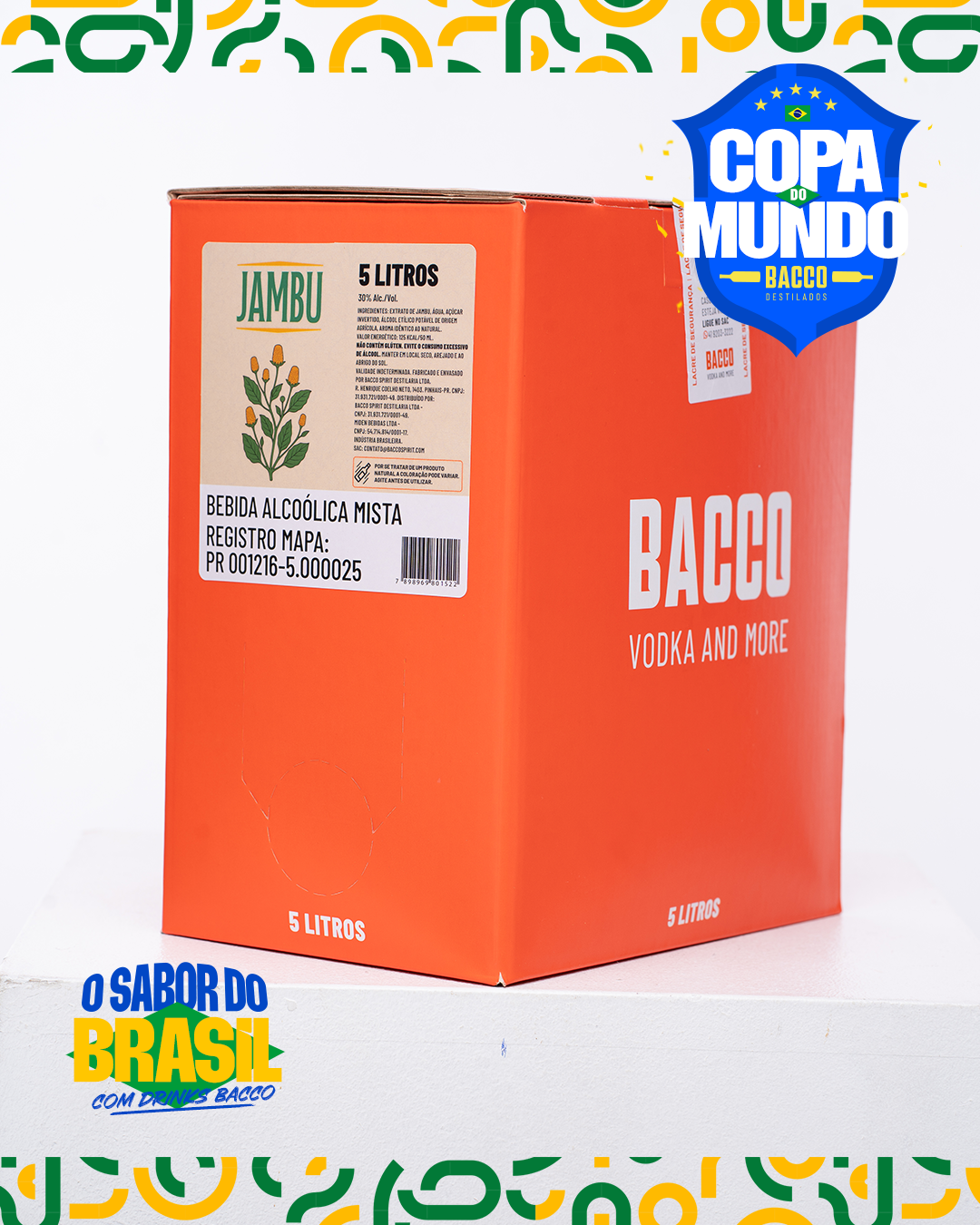 BAG IN BOX 5L DE LICOR DE JAMBU BACCO