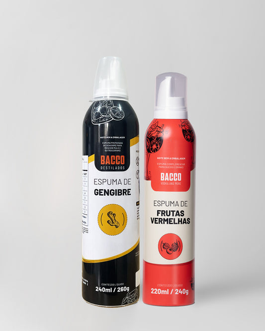 Espumas Gengibre e Frutas Vermelhas