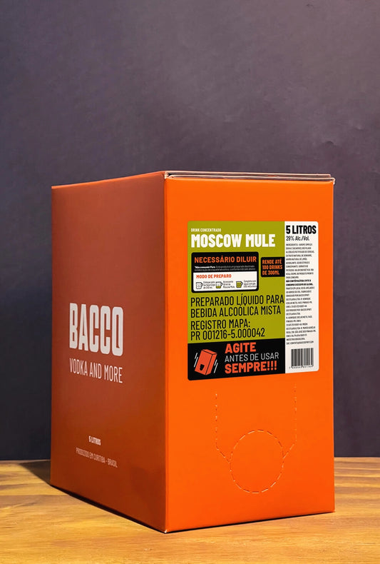 BAG IN BOX 5L DE BACCO LINHA DE CONCENTRADOS